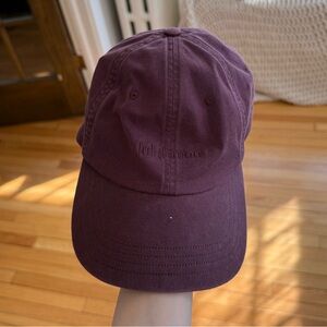 lululemon deep plum cap with embroidered logo